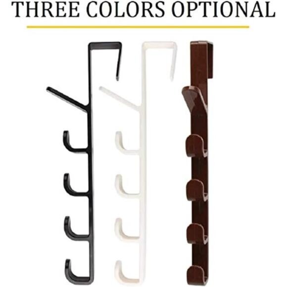 5 Layers Over The Door Hook Organizer Rack Hanger Backpack Handbag Door Hook - Picture 2 of 3